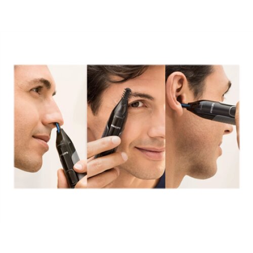 Philips , Nose, Ear and Eyebrow Trimmer , NT3650/16 , Nose, ear and eyebrow trimmer , Grey
