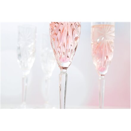 OASIS , Luxion Crystal Set Crystal Champagne Flutes, 160 ml , Glasses , 6 pc(s)