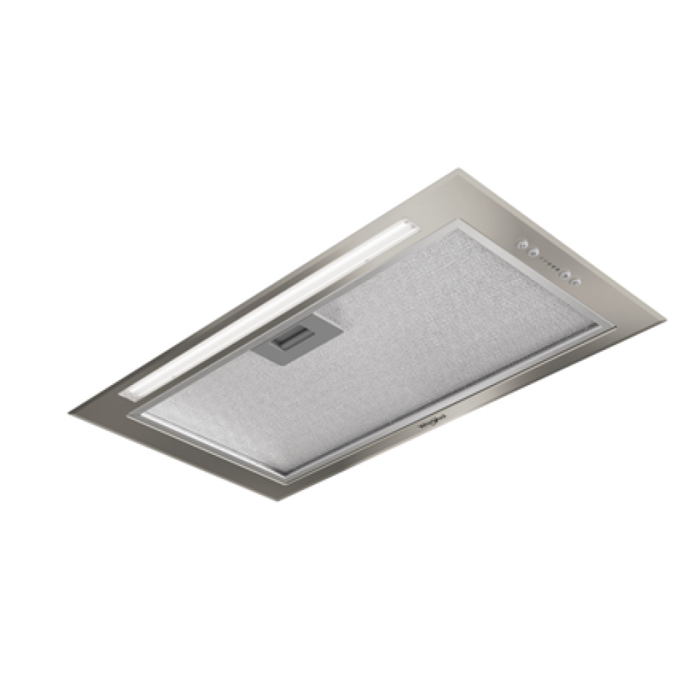 Whirlpool Hood , WCTH 63F LEB X , Built-in , Energy efficiency class B , Width 51.4 cm , 435 m³/h , Electronic , LED , Inox