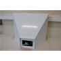 SALE OUT. CATA OMEGA 600 WH /L Hood, Energy efficiency class C, Max 645 m³/h, LED, White CATA DAMAGED PACKAGING, DENT ON FILTER, SMALL DENT ON FRONT OF HOOD
