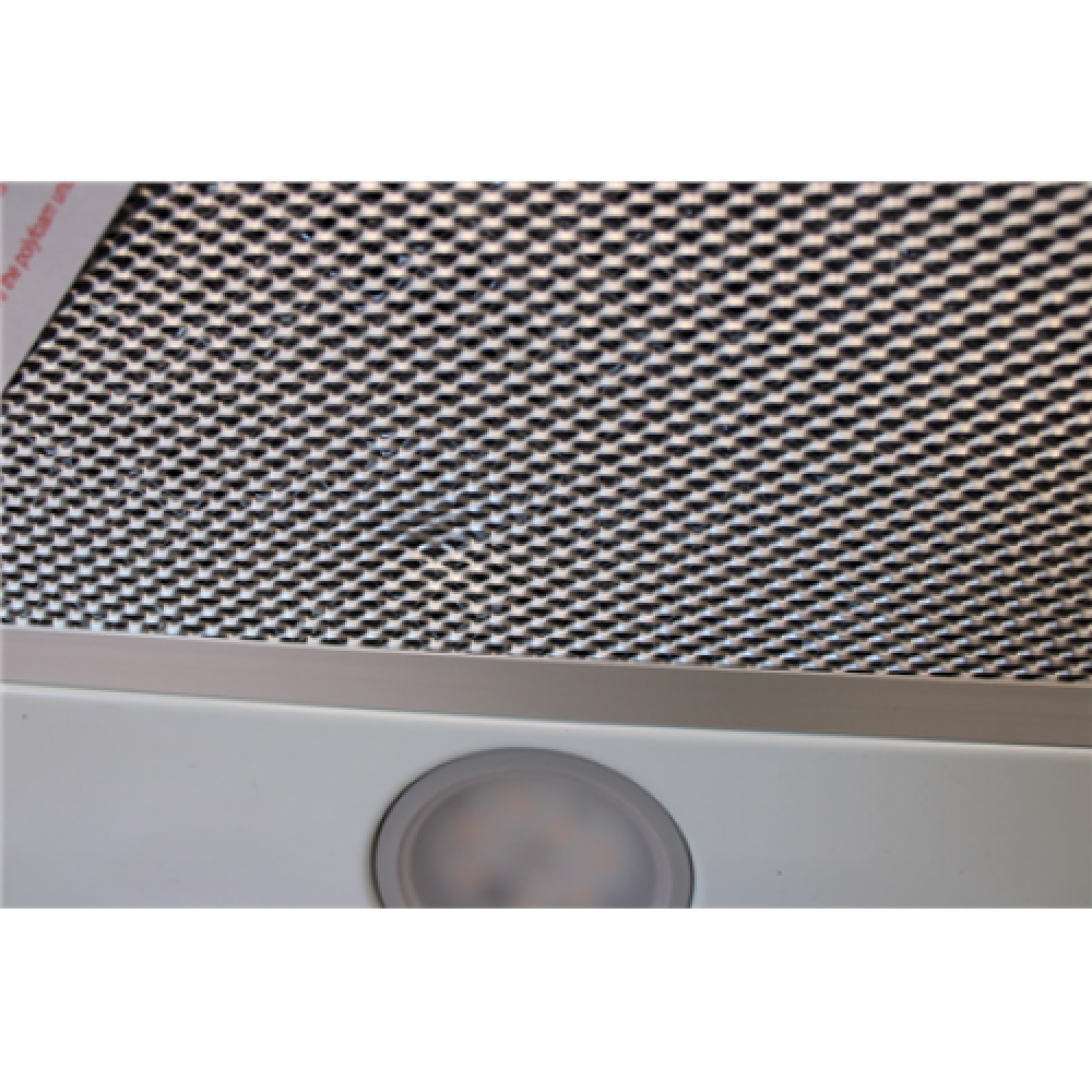 SALE OUT. CATA OMEGA 600 WH /L Hood, Energy efficiency class C, Max 645 m³/h, LED, White CATA DAMAGED PACKAGING, DENT ON FILTER, SMALL DENT ON FRONT OF HOOD