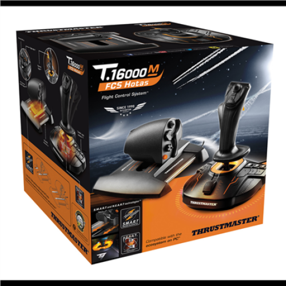 Thrustmaster , Joystick T 16000M FCS Hotas , Black
