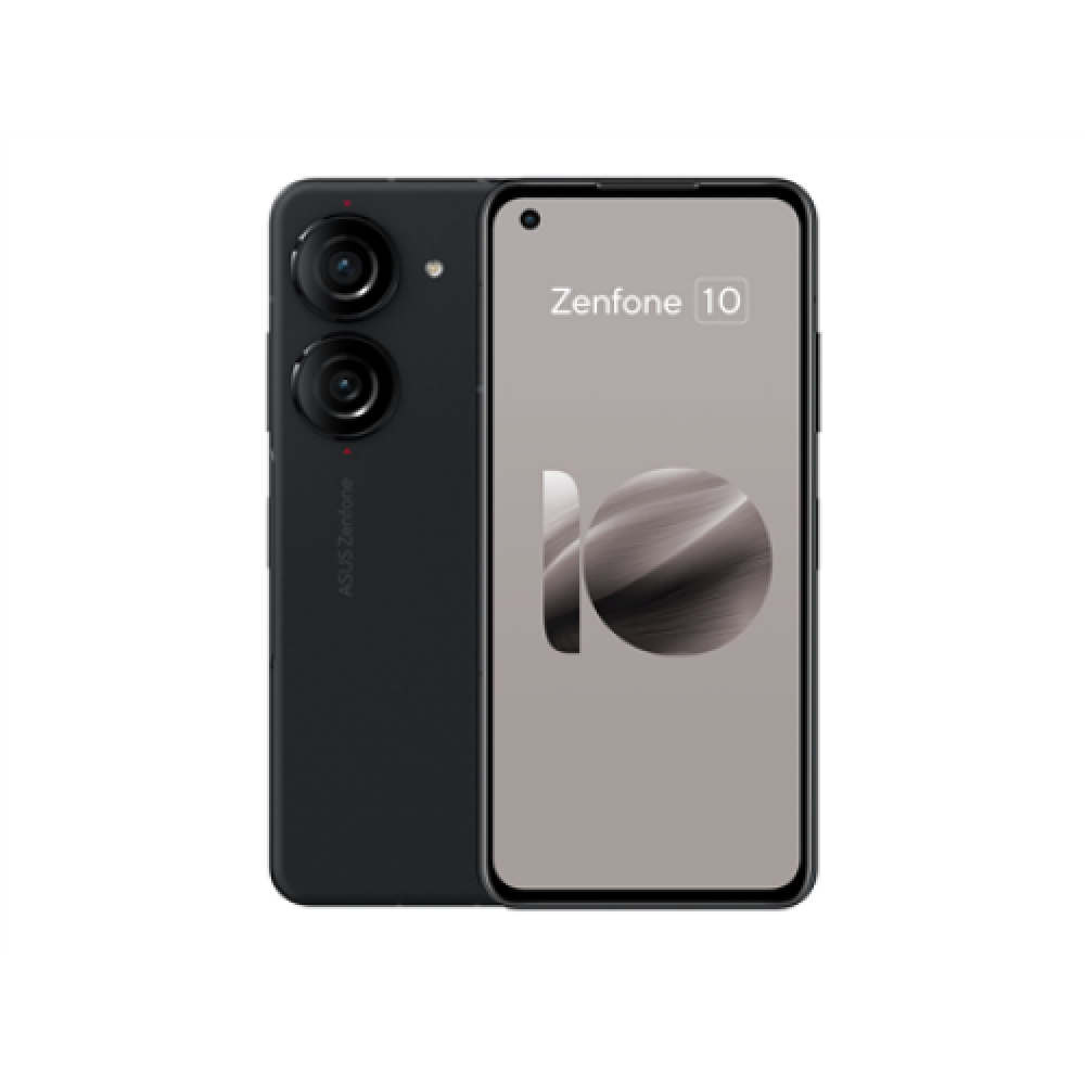 Asus , Zenfone 10 , Midnight Black , 5.92 , Super AMOLED , 1080 x 2400 pixels , Qualcomm SM8550 , Snapdragon 8 Gen2 , Internal RAM 8 GB , 256 GB , Dual SIM , Nano-SIM , 3G , 4G , 5G , Main camera resolution 50+13 MP , Secondary camera resolution 32 MP , A