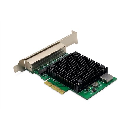 Digitus DN-10136 4-Port RJ45 RTL8125B, 2.5 GBits Server NIC