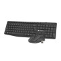 Natec , Keyboard and Mouse , Squid 2in1 Bundle , Keyboard and Mouse Set , Wireless , Wireless connection , US , Black