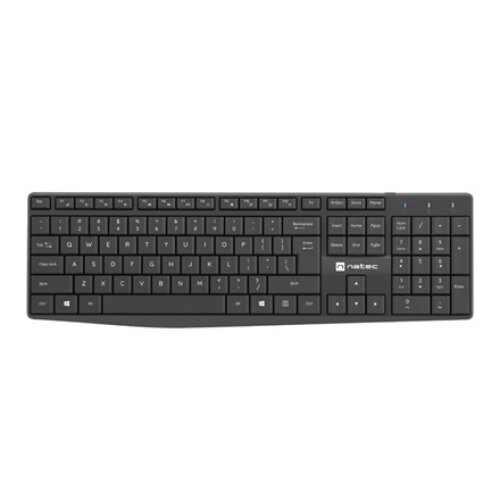 Natec , Keyboard and Mouse , Squid 2in1 Bundle , Keyboard and Mouse Set , Wireless , Wireless connection , US , Black