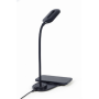 Gembird , Desk lamp with wireless charger (black + white) , TA-WPC10-LED-01-MX , lm , 10 W , 2893-7072 K , h , 2 pcs , LED lamp , 5 V , kg
