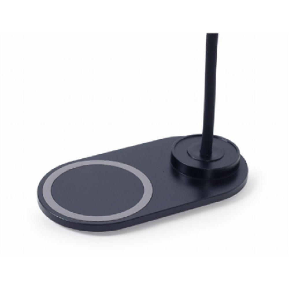 Gembird , Desk lamp with wireless charger (black + white) , TA-WPC10-LED-01-MX , lm , 10 W , 2893-7072 K , h , 2 pcs , LED lamp , 5 V , kg
