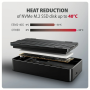 AXAGON USB-C 40Gbps external enclosure for M.2 NVMe SSD , EEM2-40G