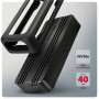 AXAGON USB-C 40Gbps external enclosure for M.2 NVMe SSD , EEM2-40G