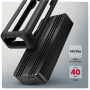 AXAGON USB-C 40Gbps external enclosure for M.2 NVMe SSD , EEM2-40G