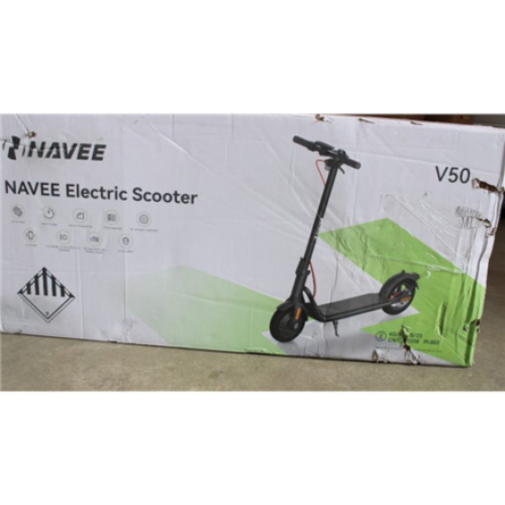 SALE OUT.Navee V50 Electric Scooter, Black Navee V50 Electric Scooter 350 W 25 km/h, DAMAGED PACKAGING , Navee V50 Electric Scooter , 350 W , 25 km/h , Black , DAMAGED PACKAGING