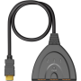 Goobay , HDMI Switch 3 to 1 (4K @ 30 Hz) , 58487 , Black , HDMI female , 3 HDMI female , 0.58 m