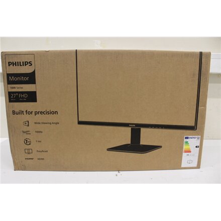 SALE OUT. Philips 27E2N1100L/00 , 27 , VA , 16:9 , 100 Hz , 4 ms , 1920 x 1080 pixels , 250 cd/m² , HDMI ports quantity 1 , Black , Warranty 34 month(s) , DAMAGED PACKAGING