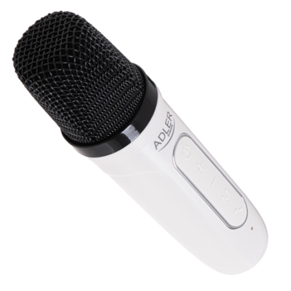 Adler Karaoke Speaker With Microphone , AD 1199W , Bluetooth , White , Portable , Wireless connection