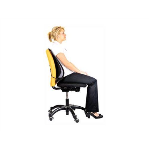 Fellowes , Office Suites mesh back support , Black , Depth 140 mm , Height 512 mm , Mesh textile , Width 439 mm