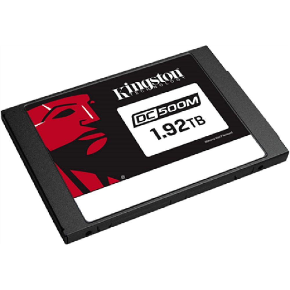 Kingston SSD Data center DC500M 1920 GB SSD form factor 2.5 SSD interface SATA Rev 3.0 Write speed 520 MB/s Read speed 555 MB/s