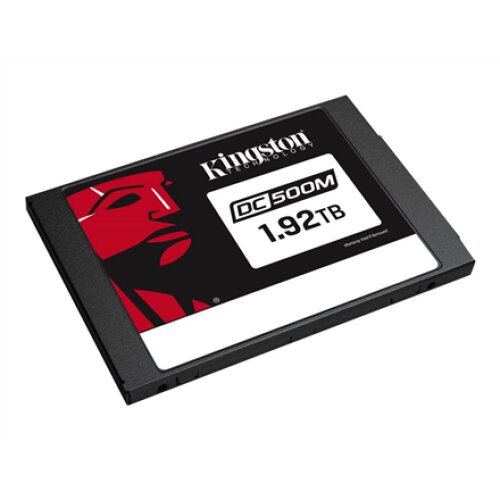 Kingston SSD Data center DC500M 1920 GB SSD form factor 2.5 SSD interface SATA Rev 3.0 Write speed 520 MB/s Read speed 555 MB/s