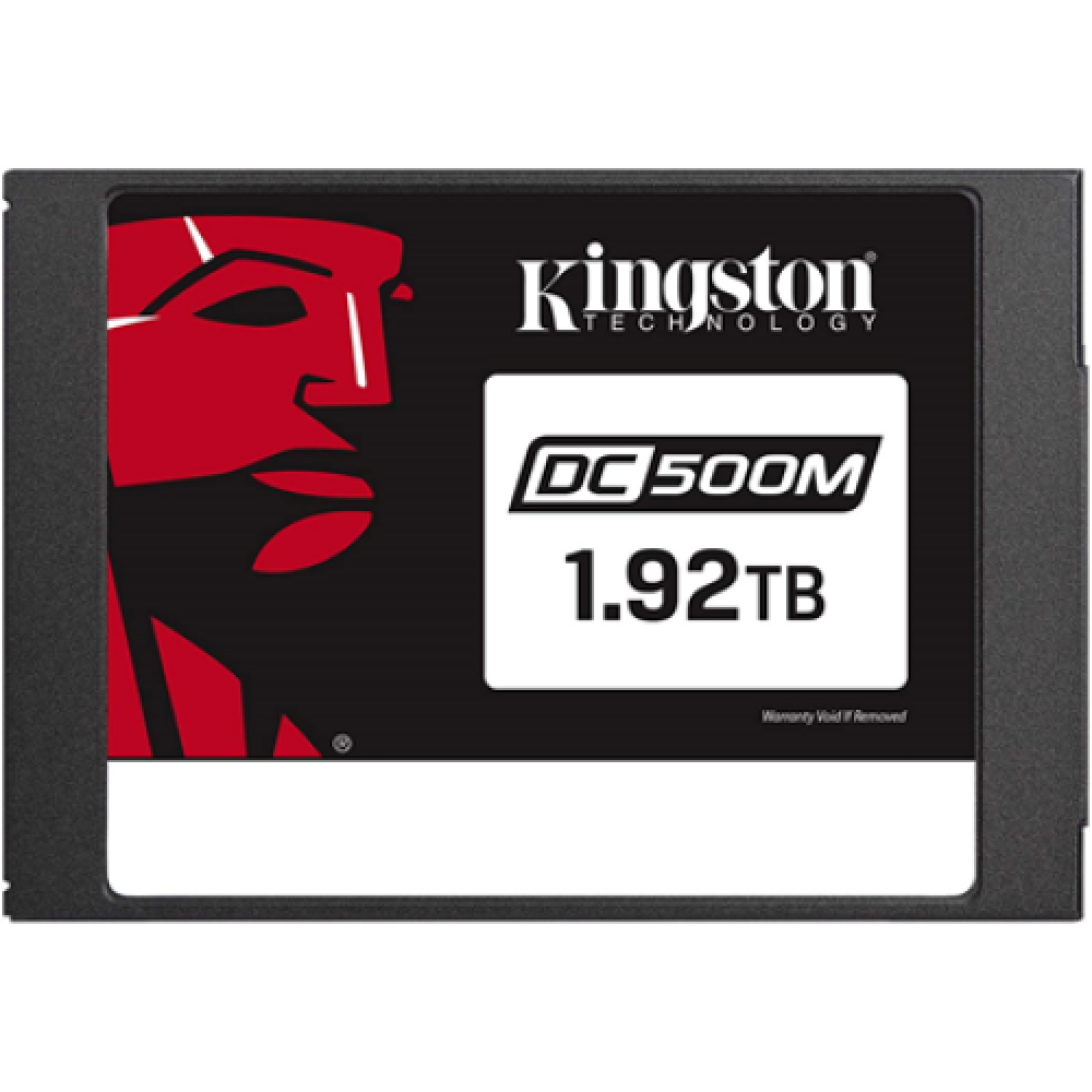 Kingston SSD Data center DC500M 1920 GB SSD form factor 2.5 SSD interface SATA Rev 3.0 Write speed 520 MB/s Read speed 555 MB/s