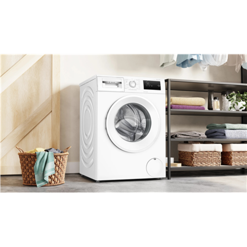 Bosch Washing machine , WAN2808LSN , Energy efficiency class A , Front loading , Washing capacity 8 kg , 1400 RPM , Depth 63 cm , Width 60 cm , Display , LED , Steam function , White