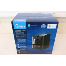 SALE OUT. Midea MAD1100DADK Air fryer digital,Two-zone cavity, 6.4L + 4.4L , Midea , Two Zone Airfryer , MAD1100DADK , Power 1850 W , Capacity 4.4/6.4 L , Rapid Air technology , Black , DAMAGED PACKAGING