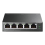 TP-LINK , Switch , TL-SF1005LP , Unmanaged , Desktop , 10/100 Mbps (RJ-45) ports quantity 5 , 1 Gbps (RJ-45) ports quantity , PoE ports quantity 4 , PoE+ ports quantity , Power supply type External , month(s)