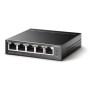 TP-LINK , Switch , TL-SF1005LP , Unmanaged , Desktop , 10/100 Mbps (RJ-45) ports quantity 5 , Power over Ethernet (PoE) ports quantity 4 , Power supply type External