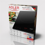 Adler , Hob , AD 6513 , Number of burners/cooking zones 1 , LCD Display , Black , Induction