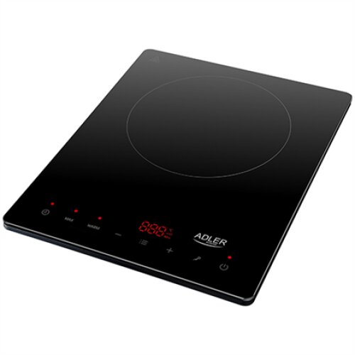Adler , Hob , AD 6513 , Number of burners/cooking zones 1 , LCD Display , Black , Induction