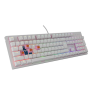 Genesis THOR 303 , Mechanical Gaming Keyboard , Wired , US , White , USB Type-A , Outemu Peach Silent