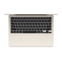 Apple MacBook , Air , Starlight , 13 , 2560 x 1664 pixels , Apple M3 , 16 GB , Solid-state drive capacity 512 GB , Apple M3 chip 8-core CPU/10-core GPU , macOS , 802.11ax , Bluetooth version 5.0 , Keyboard language Russian , Keyboard backlit , Warranty 12