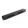 SOMI Networks , 19“ Cable Management Bar with Plastic Duct and Cover , CMB-04 , Black , Ring Diameter 45x50mm