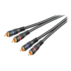 Goobay , Stereo RCA cable 2x RCA, double shielded , 50032