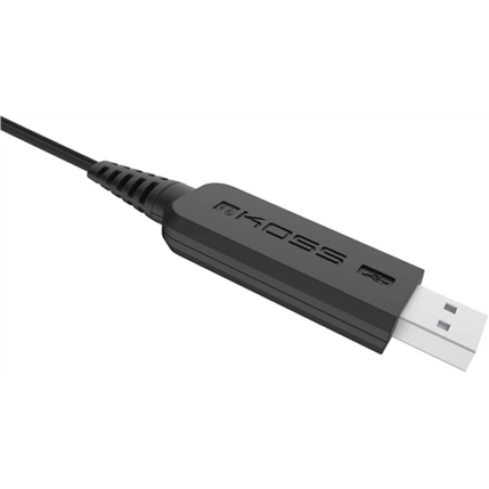 Koss , USB Communication Headsets , CS300 , Wired , On-Ear , Microphone , Noise canceling , Black