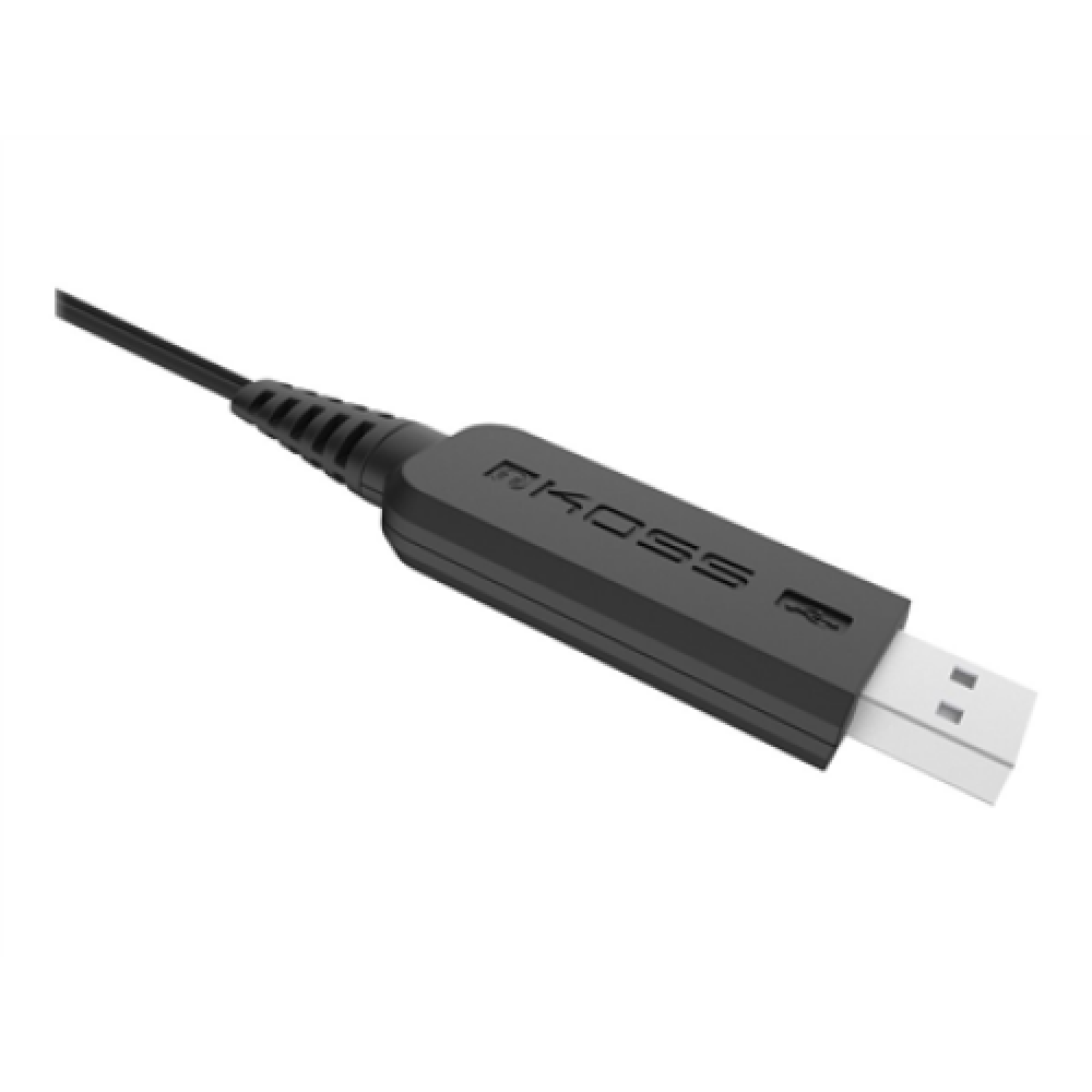 Koss , USB Communication Headsets , CS300 , Wired , On-Ear , Microphone , Noise canceling , Black