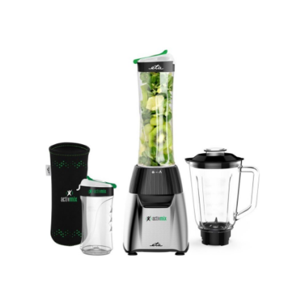 ETA , Blender , ActivMix Premium ETA210390000 , Tabletop , 350 W , Jar material Glass , Jar capacity 1 L , Ice crushing , Black/Stainless steel