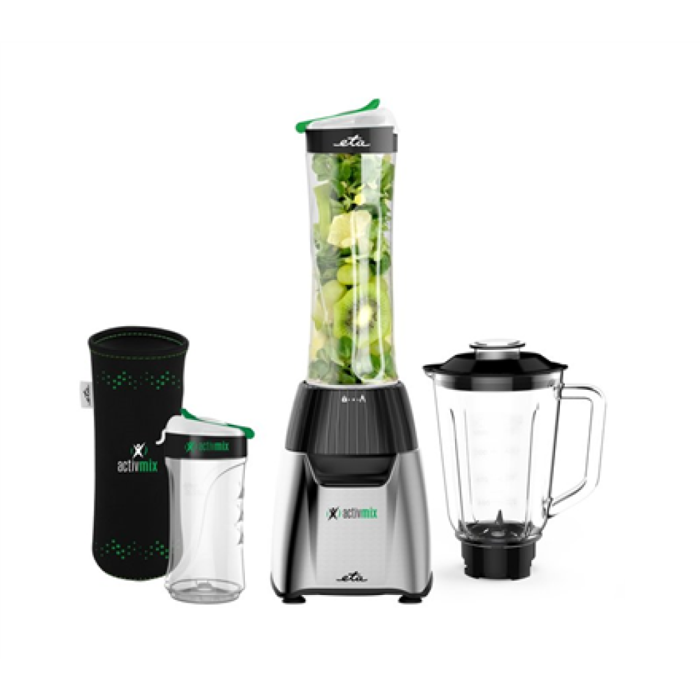 ETA , Blender , ActivMix Premium ETA210390000 , Tabletop , 350 W , Jar material Glass , Jar capacity 1 L , Ice crushing , Black/Stainless steel