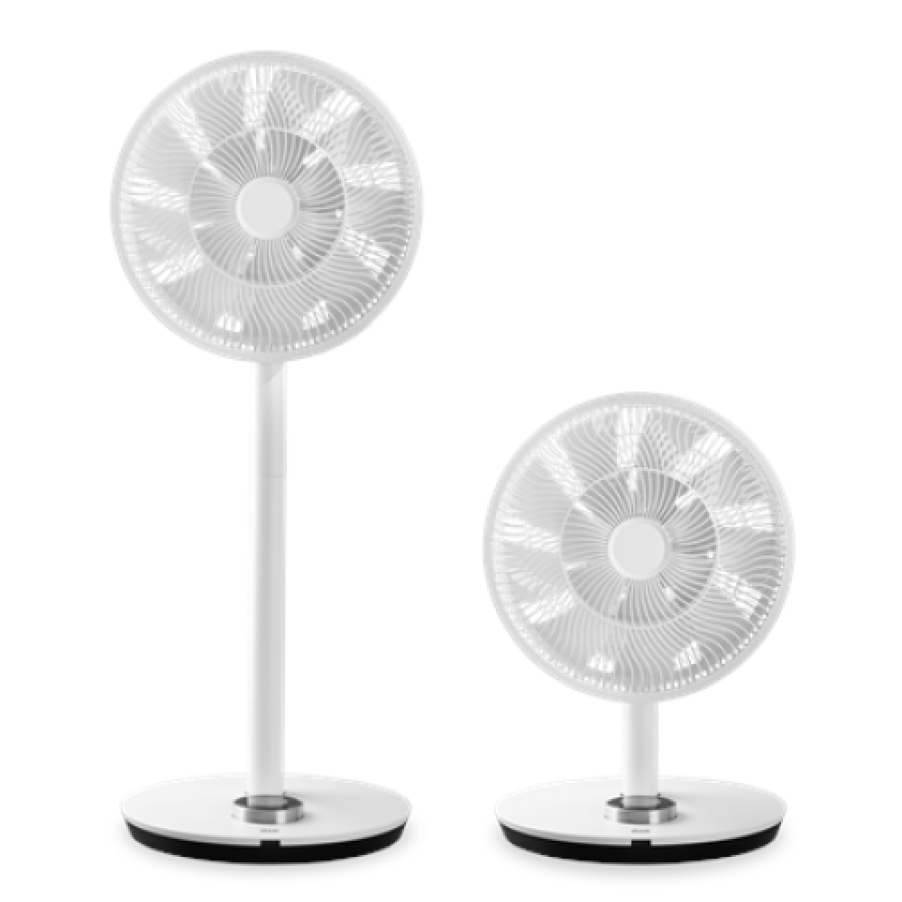 Duux , Smart Fan , Whisper Flex Smart with Battery Pack , Stand Fan , White , Diameter 34 cm , Number of speeds 26 , Oscillation , 2-22 W , Remote control , Timer