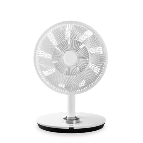 Duux , Smart Fan , Whisper Flex Smart with Battery Pack , Stand Fan , White , Diameter 34 cm , Number of speeds 26 , Oscillation , 2-22 W , Remote control , Timer