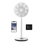 Duux , Smart Fan , Whisper Flex Smart with Battery Pack , Stand Fan , White , Diameter 34 cm , Number of speeds 26 , Oscillation , 2-22 W , Remote control , Timer