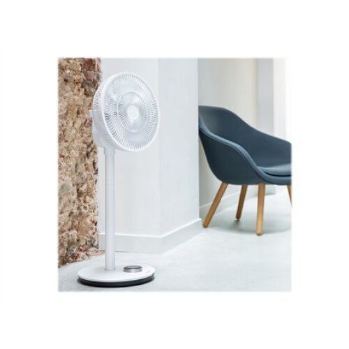 Duux , Smart Fan , Whisper Flex Smart with Battery Pack , Stand Fan , White , Diameter 34 cm , Number of speeds 26 , Oscillation , 2-22 W , Remote control , Timer