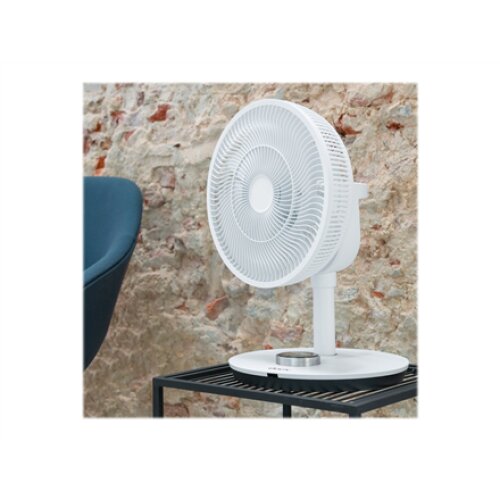 Duux , Smart Fan , Whisper Flex Smart with Battery Pack , Stand Fan , White , Diameter 34 cm , Number of speeds 26 , Oscillation , 2-22 W , Remote control , Timer