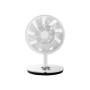 Duux , Smart Fan , Whisper Flex Smart with Battery Pack , Stand Fan , White , Diameter 34 cm , Number of speeds 26 , Oscillation , 2-22 W , Remote control , Timer