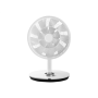 Duux , Smart Fan , Whisper Flex Smart with Battery Pack , Stand Fan , White , Diameter 34 cm , Number of speeds 26 , Oscillation , 2-22 W , Remote control , Timer