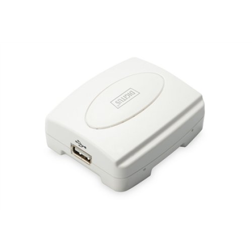 Digitus , USB Print Server, 1-Port 1x RJ45, 1x USB A, USB 2.0 , DN-13003-2 , White