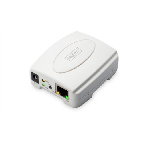 Digitus , USB Print Server, 1-Port 1x RJ45, 1x USB A, USB 2.0 , DN-13003-2 , White