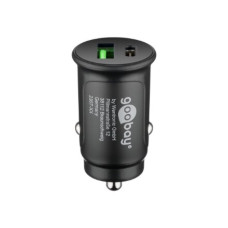 Goobay 59521 27 W Power Delivery Dual-USB Auto Fast Charger USB-C PD , Goobay