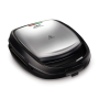 TEFAL , Sandwich Maker , SW341D12 Snack Time , 700 W , Number of plates 2 , Stainless Steel/Black