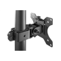 Digitus , Desk Mount , Adjustable Height, Rotate, Swivel , Black