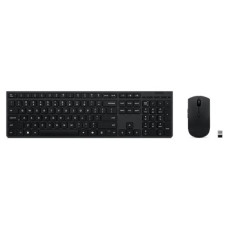 Lenovo Professional Wireless Rechargeable Combo Keyboard and Mouse , Keyboard and Mouse Set , Wireless , Mouse included , Bluetooth , US English , Rechargeable professional , Grey Lenovo Professional Wireless Rechargeable Combo Keyboard and Mouse , Keyboard and Mouse Set , Wireless , Mouse included , Bluetooth , US English , Rechargeable professional , Grey